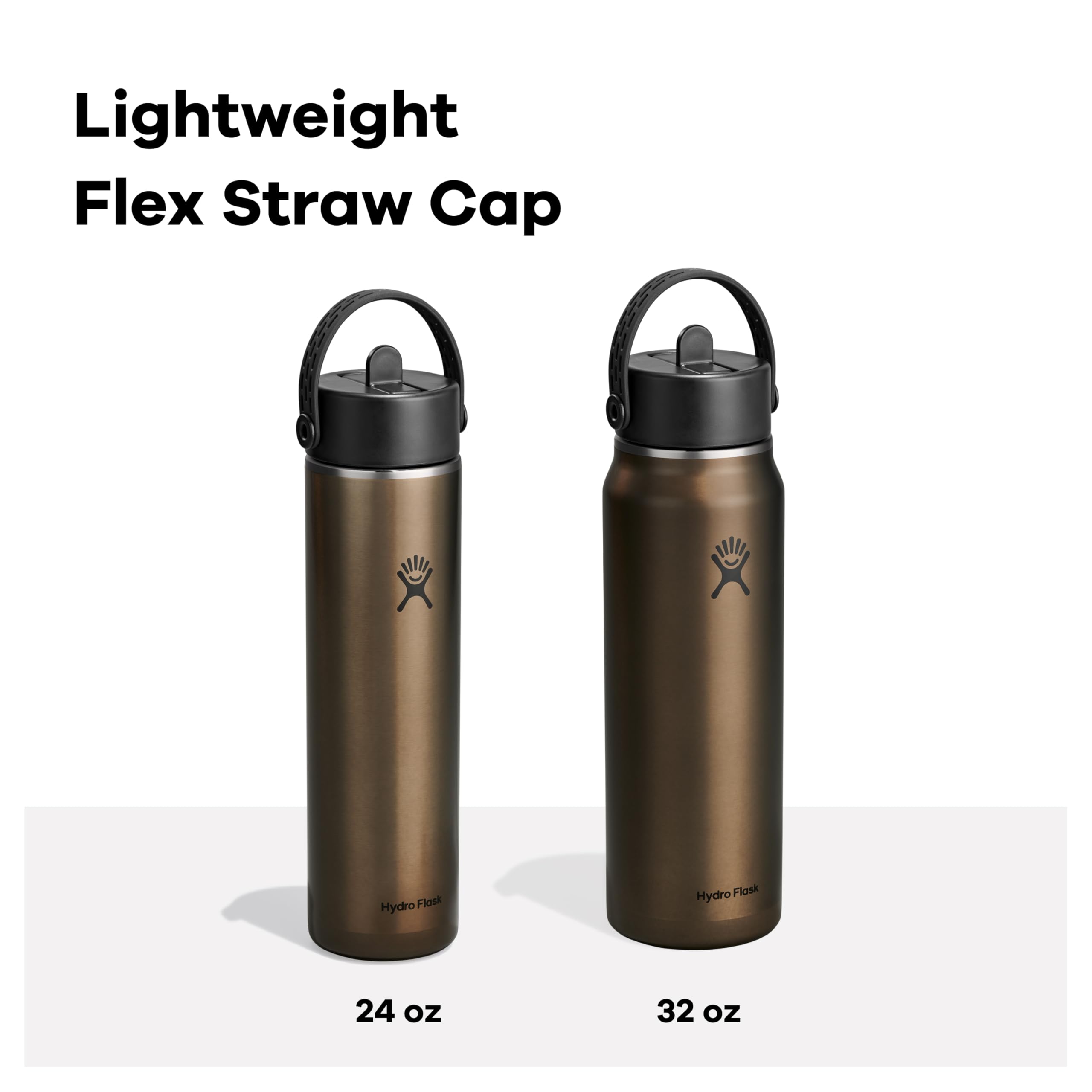 Hydro Flask 32 Oz Lightweight Wide Straw Lid - Insulated Stainless Steel Water Bottle - Hiking, Commuting Garnet Red - Image 4