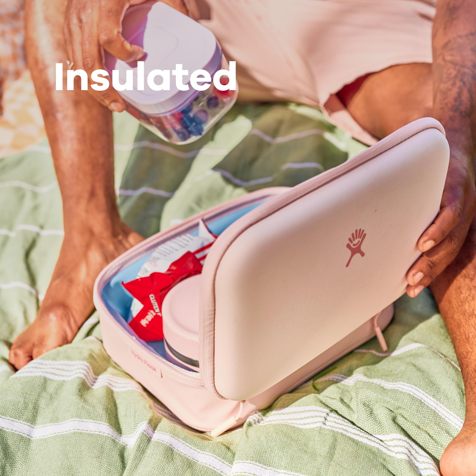 Hydro Flask Carry Out Lunch Box – Insulated Adult Lunch Cooler for Men and Women 5 L Surf Blue - Image 4