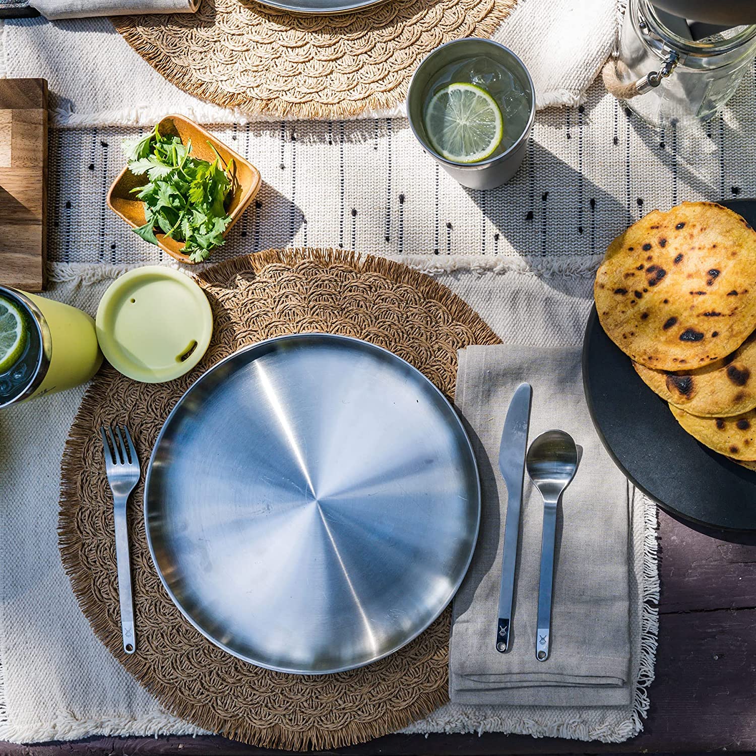 Hydro Flask Serving Spoons Set - Outdoor Kitchen Camping Dinnerware Silverware - Image 6