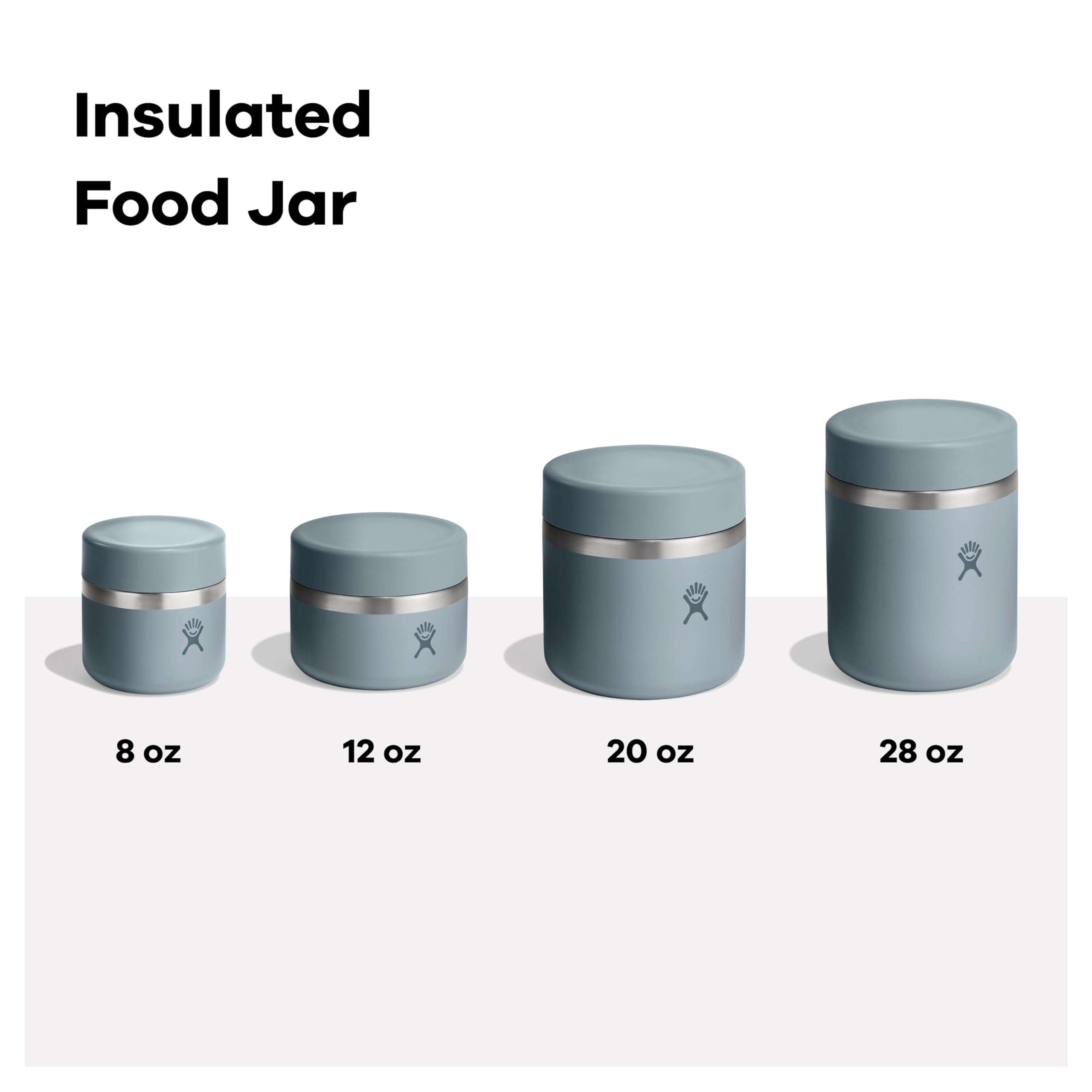 Hydro Flask Food Jar – Insulated Stainless Steel, Snack Travel Container for Hot Food & Soup 12 Oz Shale Gray - Image 4