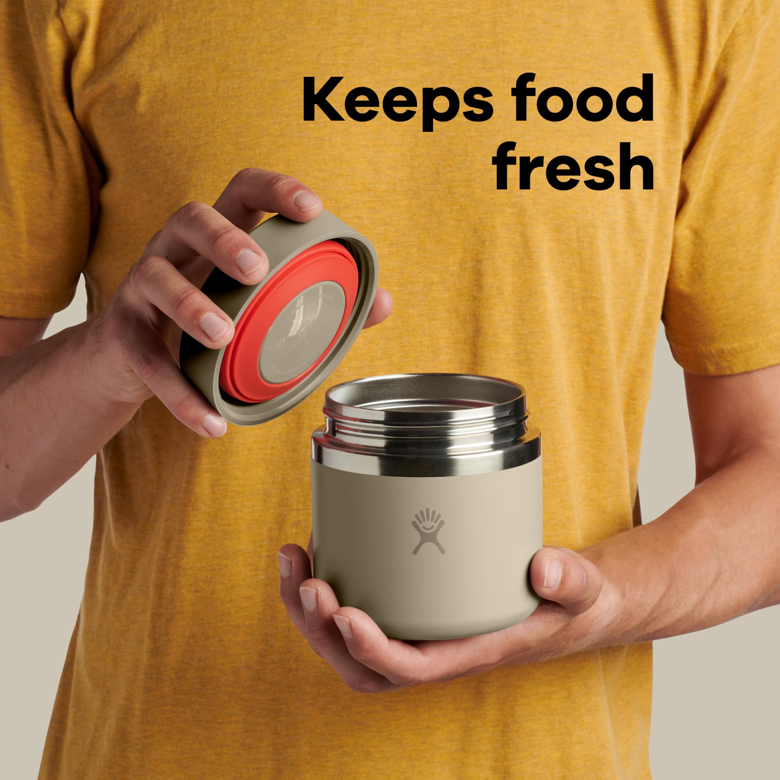 Hydro Flask Food Jar – Insulated Stainless Steel, Snack Travel Container for Hot Food & Soup 12 Oz Shale Gray - Image 6