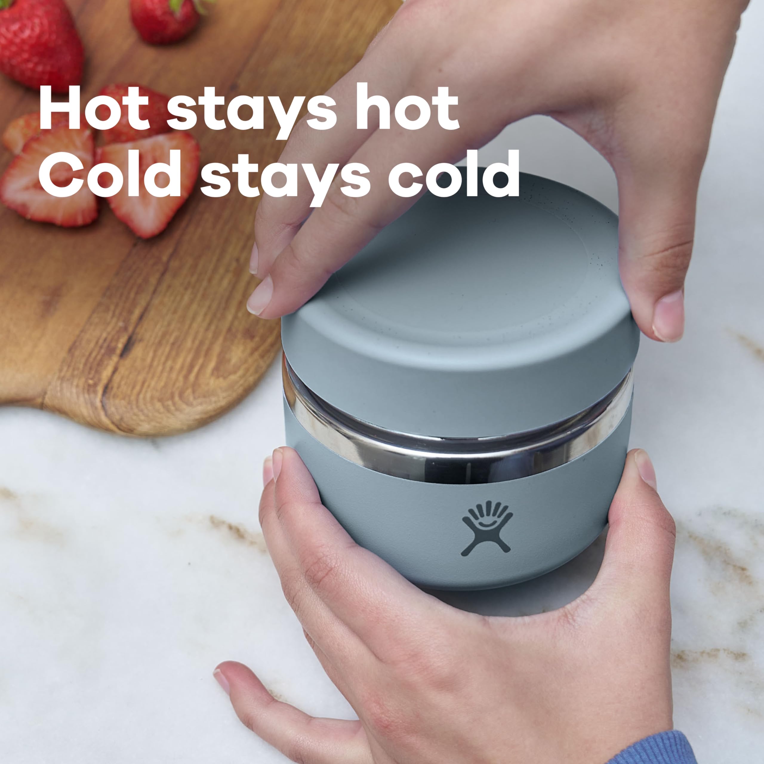 Hydro Flask Food Jar – Insulated Stainless Steel, Snack Travel Container for Hot Food & Soup 12 Oz Shale Gray - Image 7