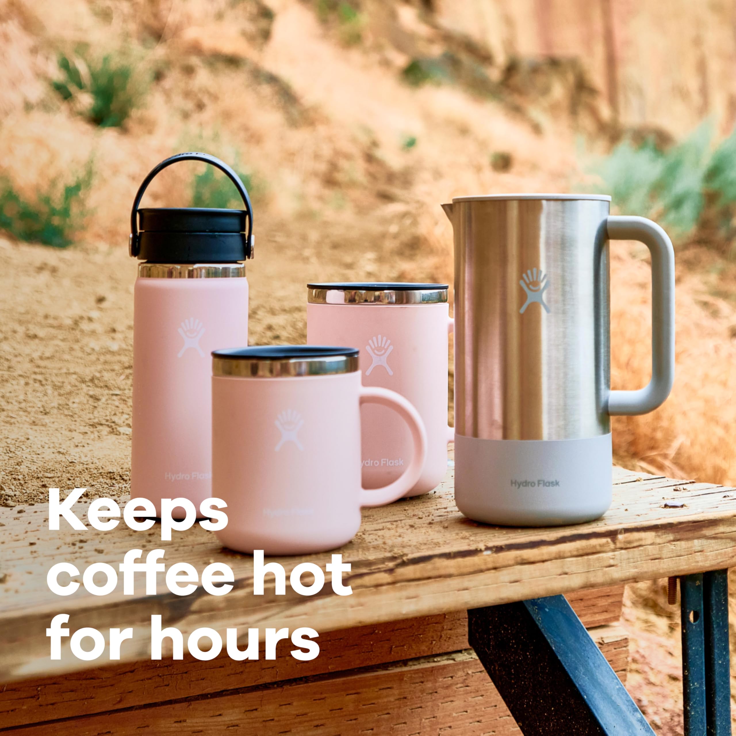 Hydro Flask French Press- Insulated Stainless Steel Coffee Maker, Camping and Outdoors Shale Gray - Image 5