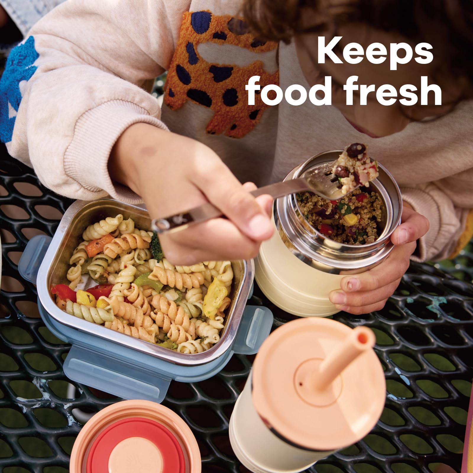 Hydro Flask Insulated Food Container - Snack Container for Kids and Lunch Box - 12 Oz Food Jar in Dahlia Pink - Image 7