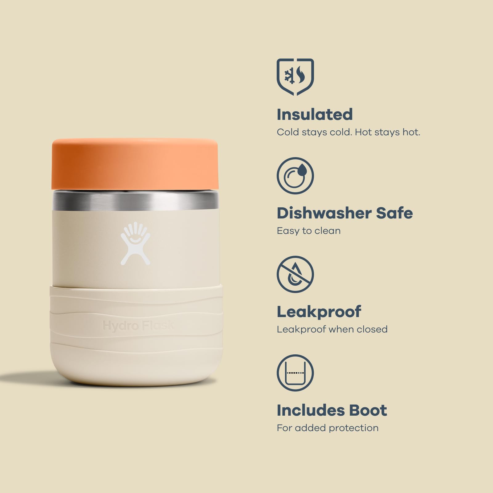 Hydro Flask Insulated Food Container - Snack Container for Kids and Lunch Box - 12 Oz Food Jar in Dahlia Pink - Image 9