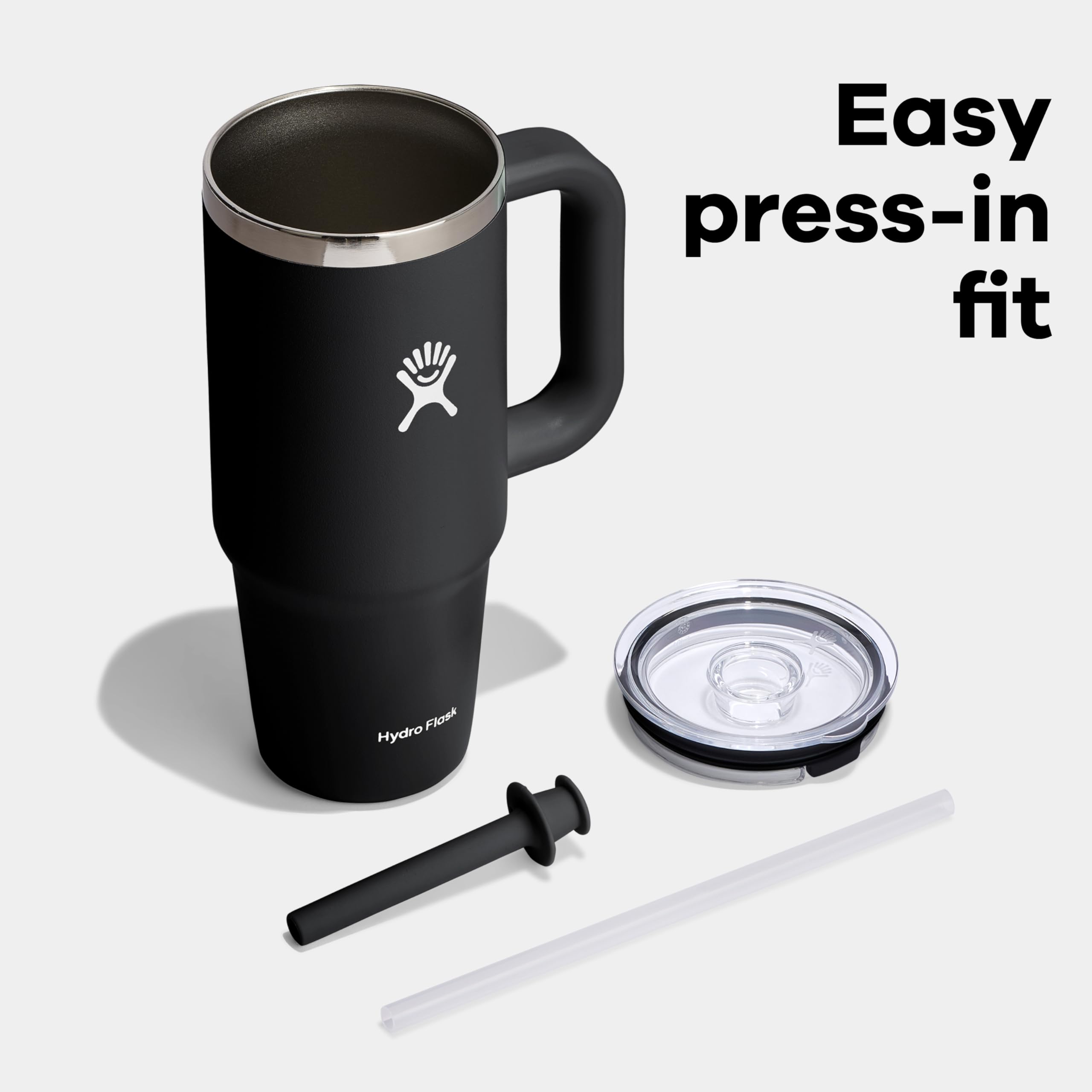 Hydro Flask Large Press-in All Around Tumbler with Clear Straw Lid - Image 4