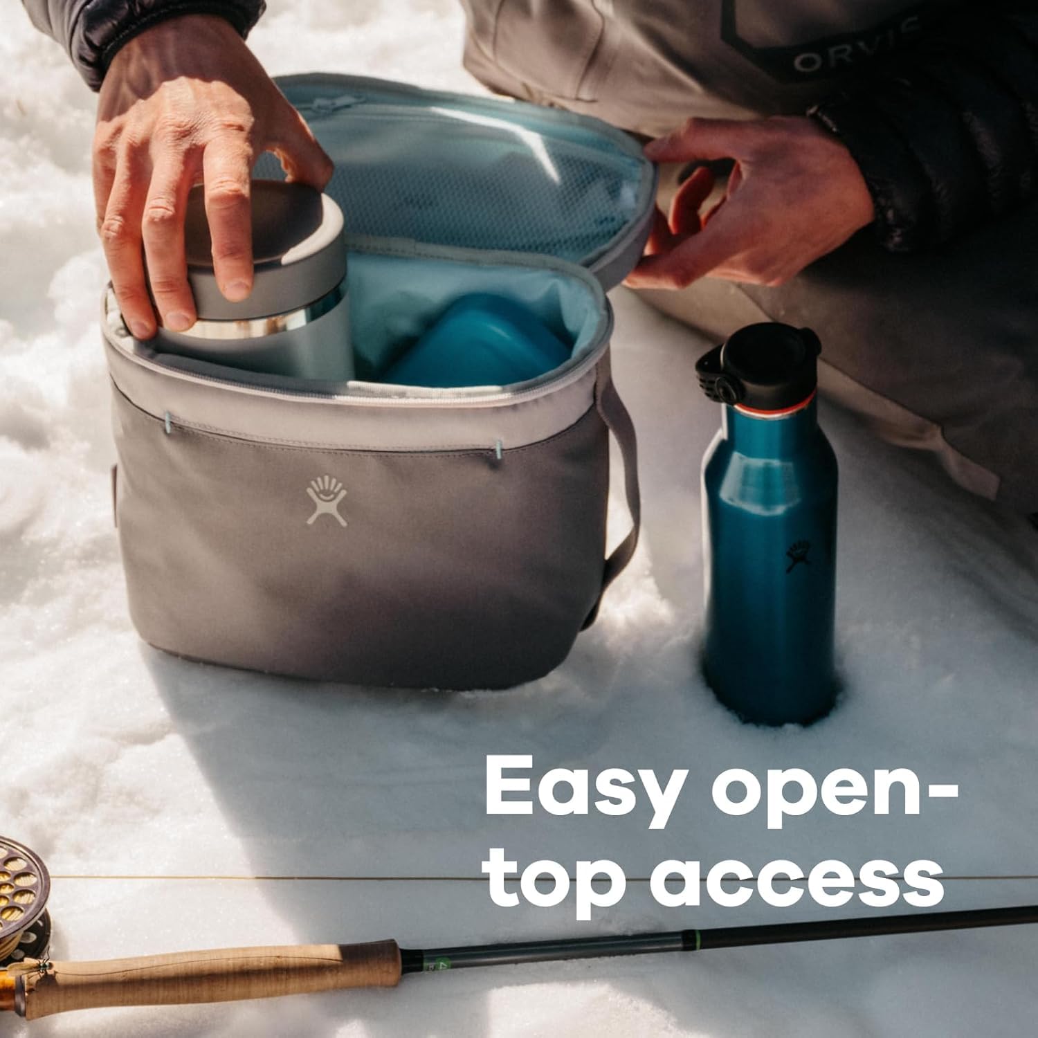 Hydro Flask Lunch Bag – Insulated Adult Lunch Cooler for Men and Women 5 L Beachplum Purple - Image 4