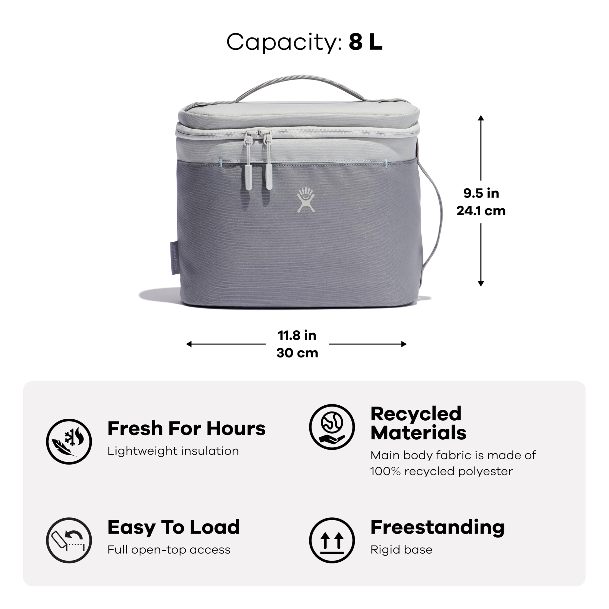 Hydro Flask Lunch Bag – Insulated Adult Lunch Cooler for Men and Women 5 L Beachplum Purple - Image 5