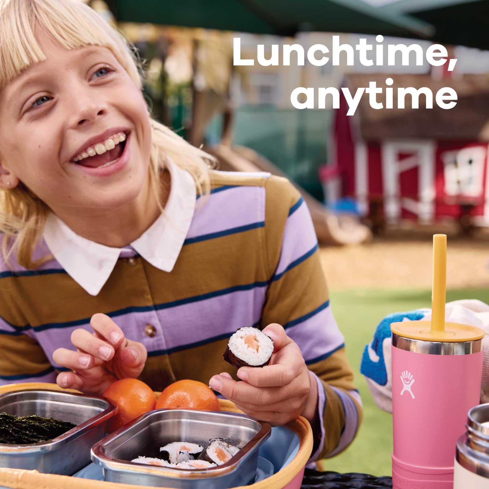 Hydro Flask Lunch Box for Kids - Unisex for Girls or Boys - Insulated Lunch Bag for School in Dahlia Pink - Image 7