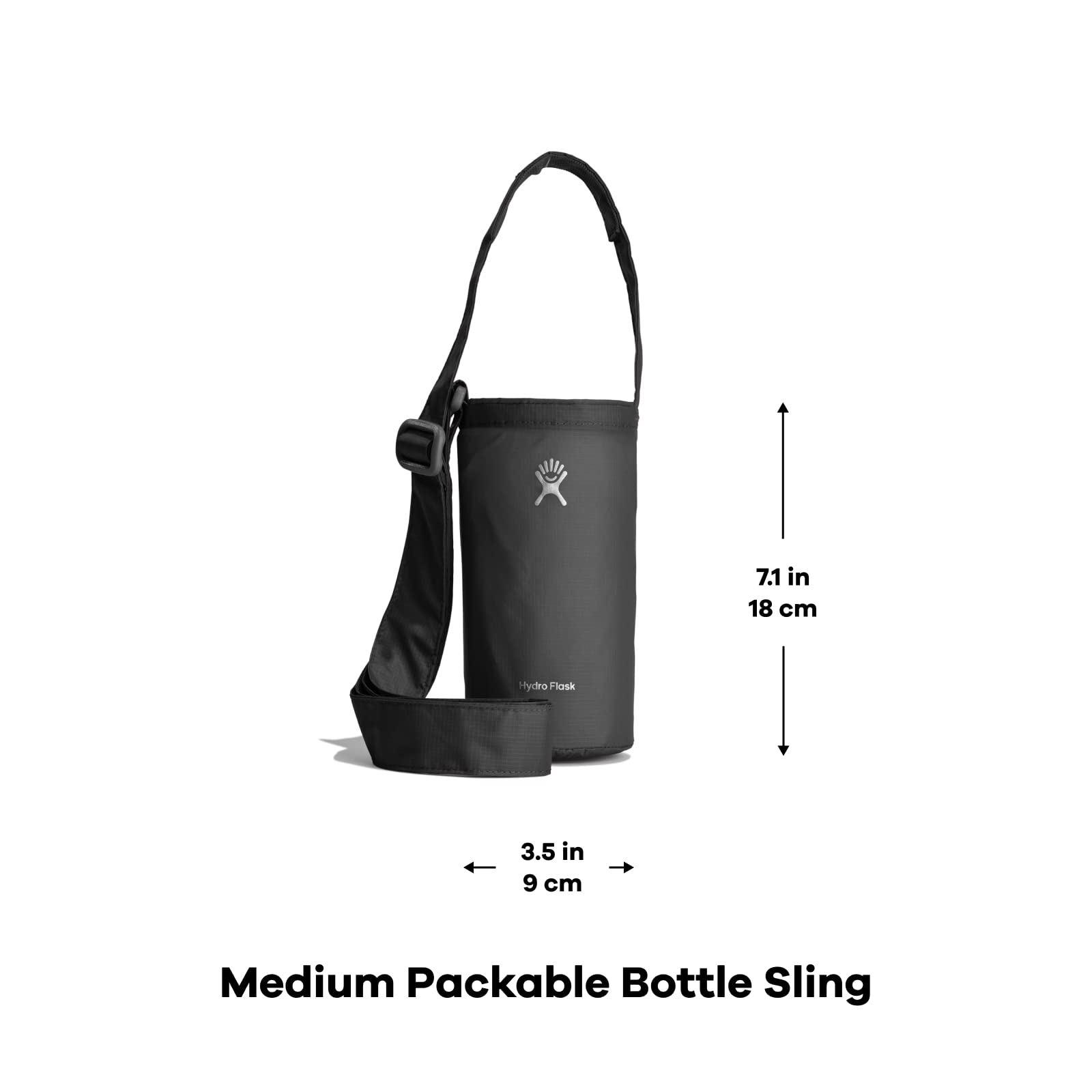 Hydro Flask Medium Packable Bottle Sling R Black - Image 3