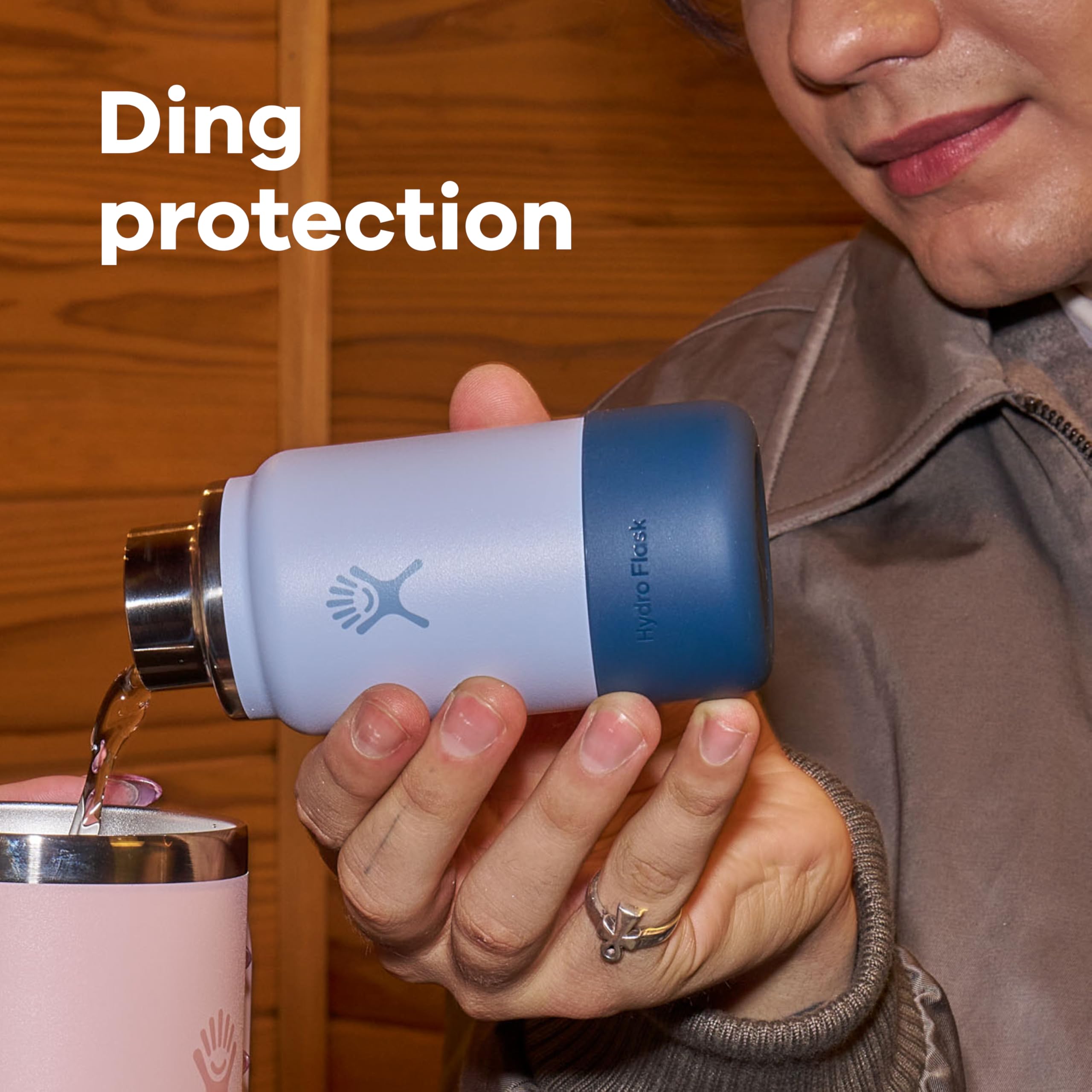 Hydro Flask Micro Bottle Boot - Bottom Protector Sleeve - Silicone Mini Water Bottle Accessory Capri Blue - Image 6