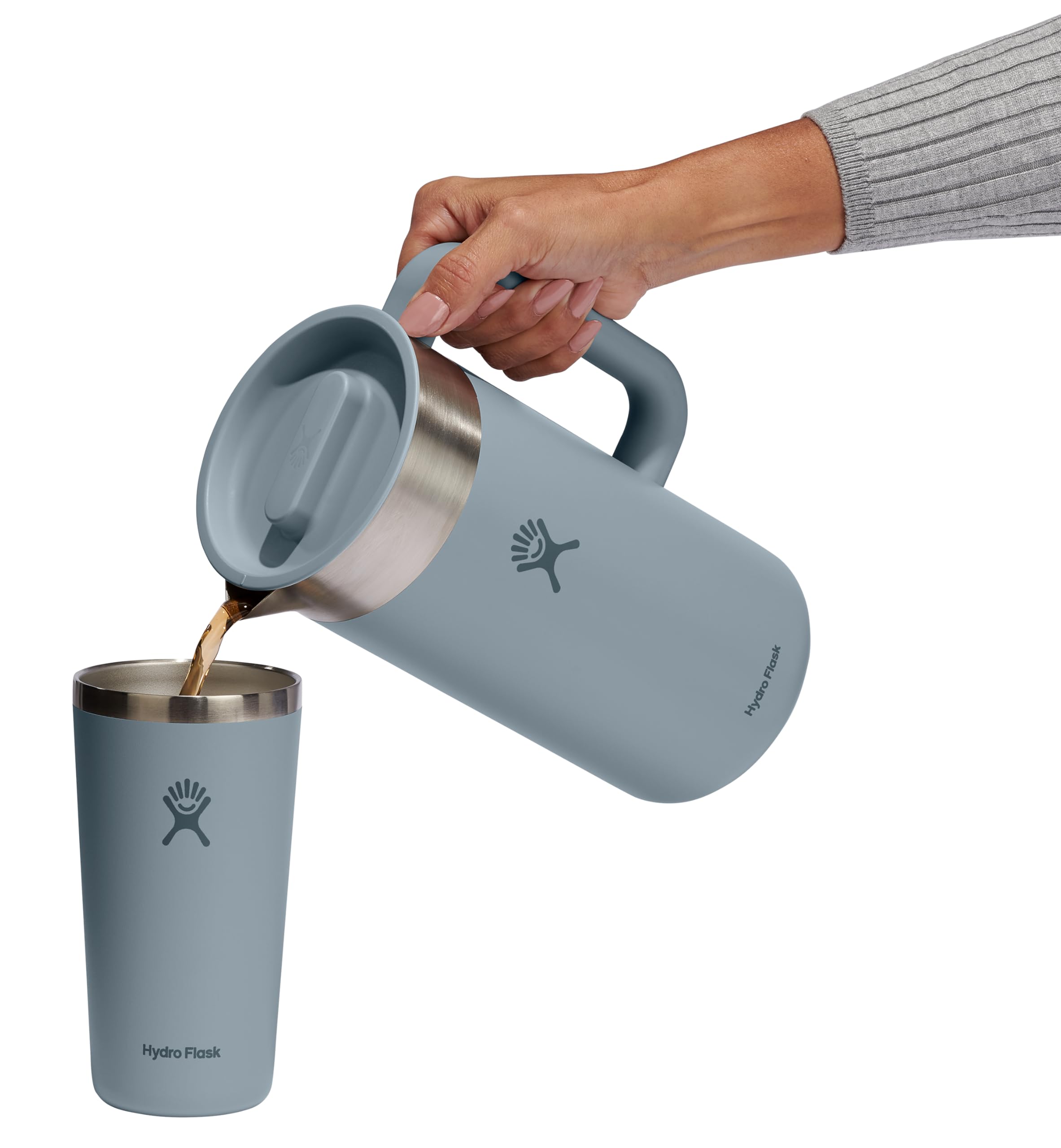 Hydro Flask Outdoor Insulated 51 Oz Pitcher- Stainless Steel Beverage Container - Camping Kitchen Essentials Shale Gray - Image 6