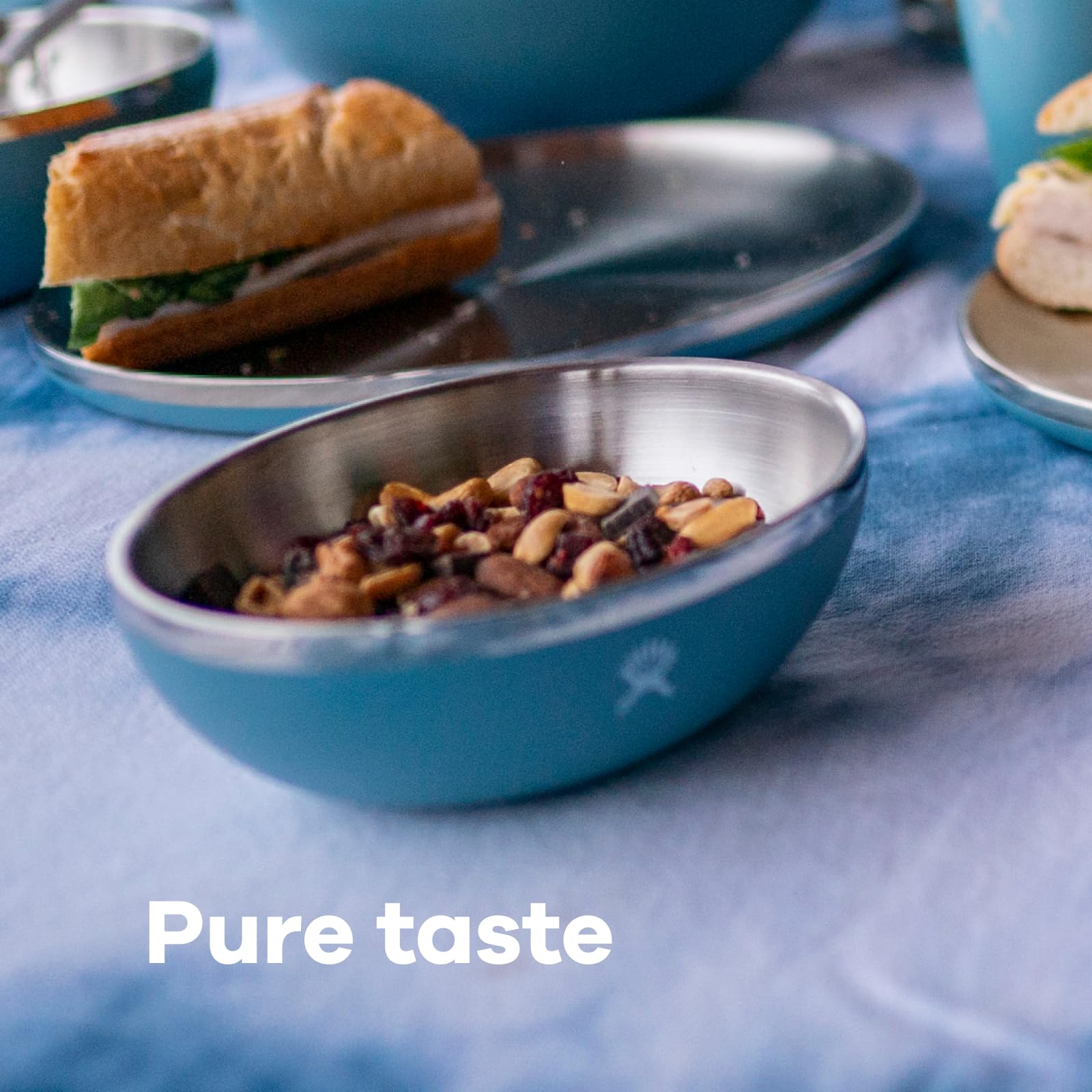 Hydro Flask Outdoor Insulated Serving Bowl – Stainless Steel Food Container with Lid – Camping Kitchen Essentials Half Quart Baltic - Image 4