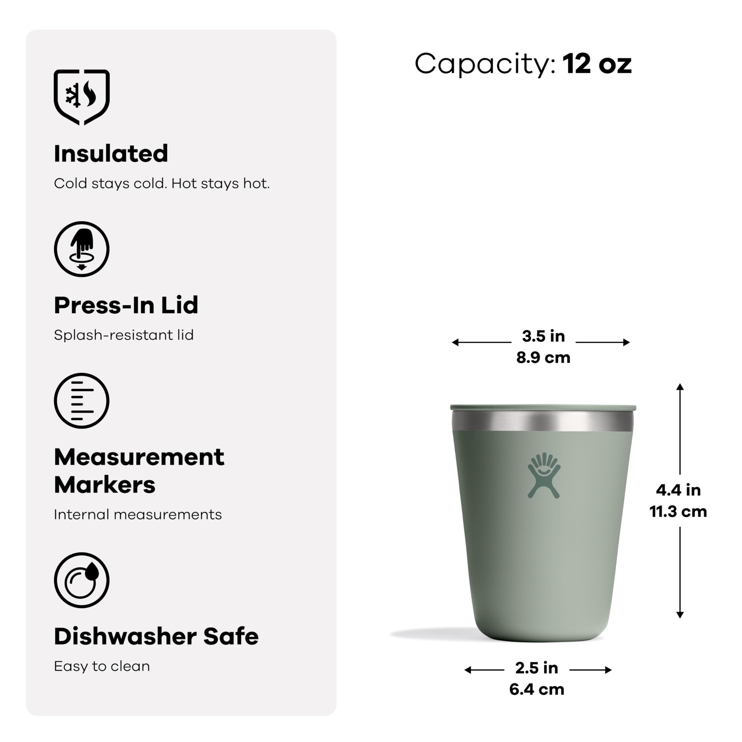 Hydro Flask Outdoor Kitchen Tumbler - Stainless Steel Dinnerware Reusable Camping Gear Mess Kit Cup - Dishwasher Safe, BPA-Free, Non-Toxic - Image 3