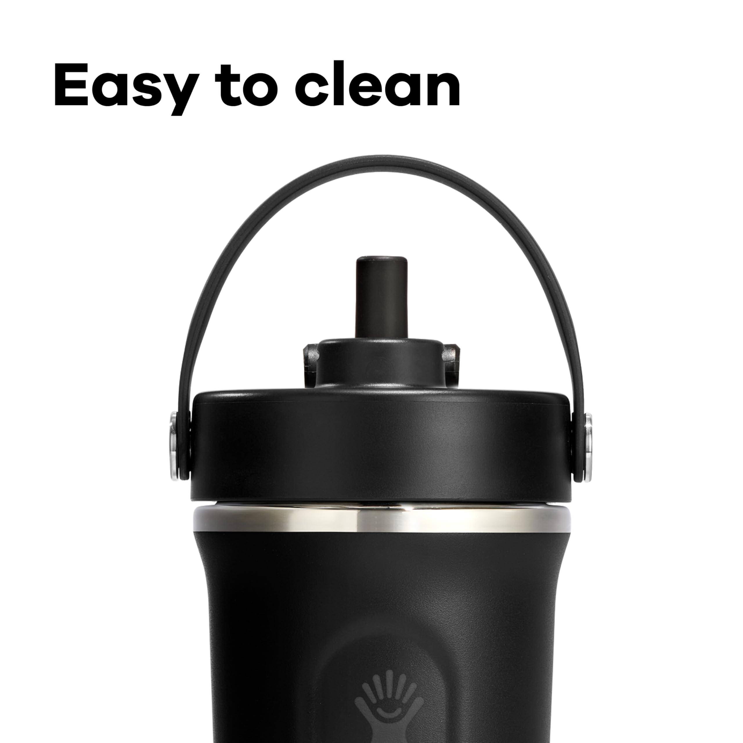 Hydro Flask Shaker Bottle Straw Cap Accessory – 2-Pack Straw Lid for Gym Bottle in Black and Shale Gray - Image 7