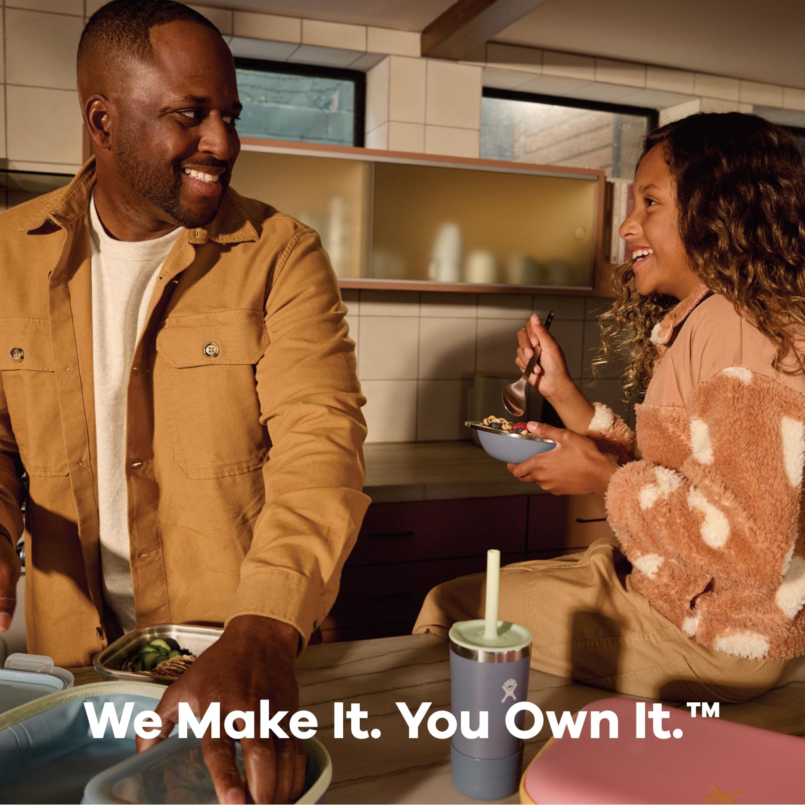 Hydro Flask Stainless Steel Kids Plate- Dishwasher Safe, Stackable, Dinner Plate in Koala Gray - Image 10