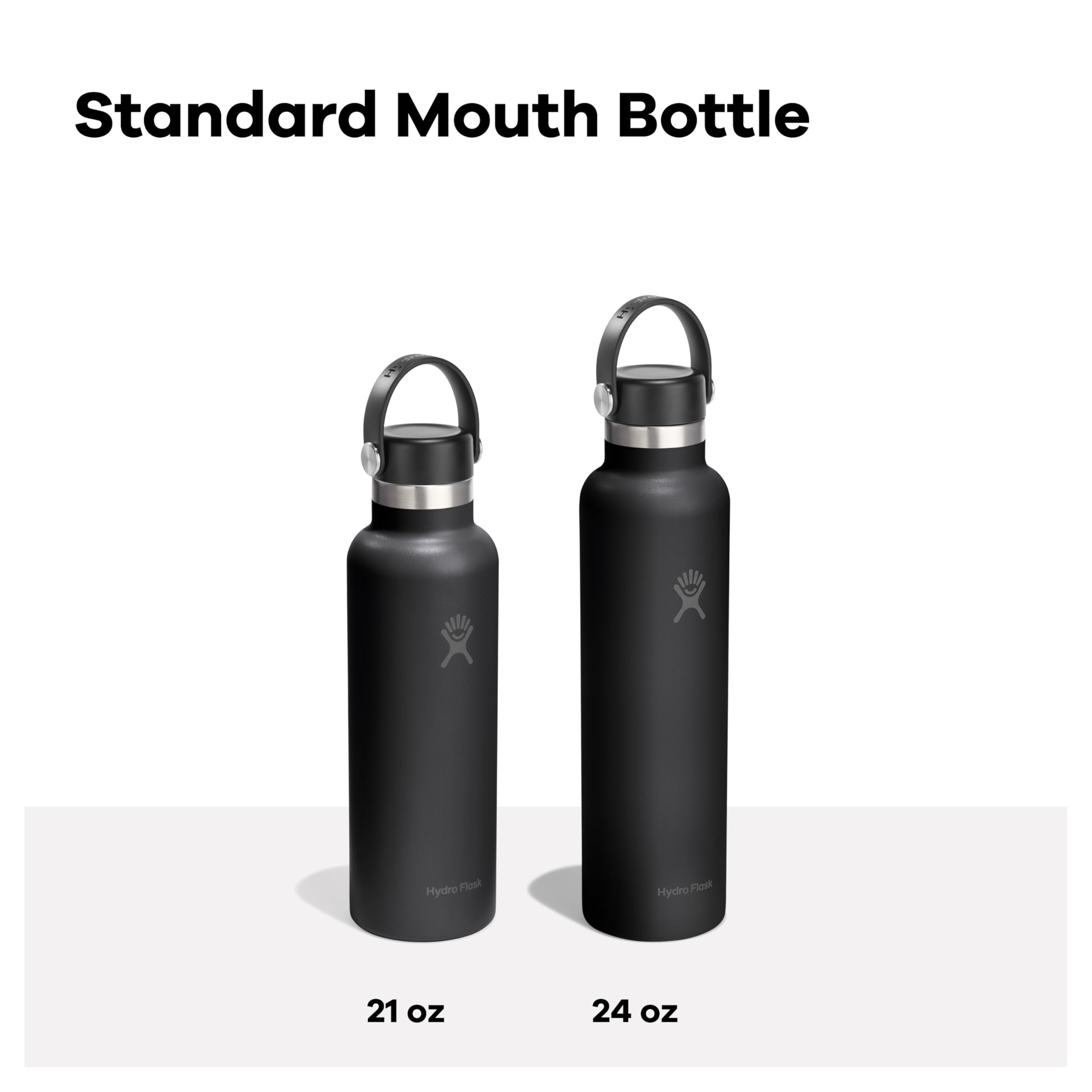 Hydro Flask Water Bottle - Insulated Stainless Steel - Non Spill, Leakproof in 21 Oz Capri Blue - Image 5