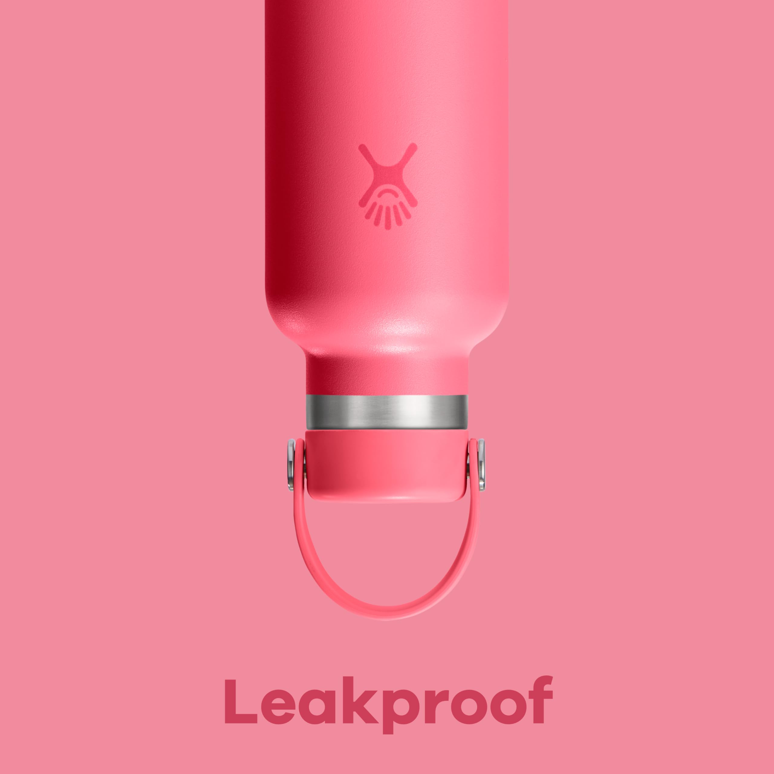 Hydro Flask Water Bottle - Insulated Stainless Steel - Non Spill, Leakproof in 21 Oz Capri Blue - Image 7