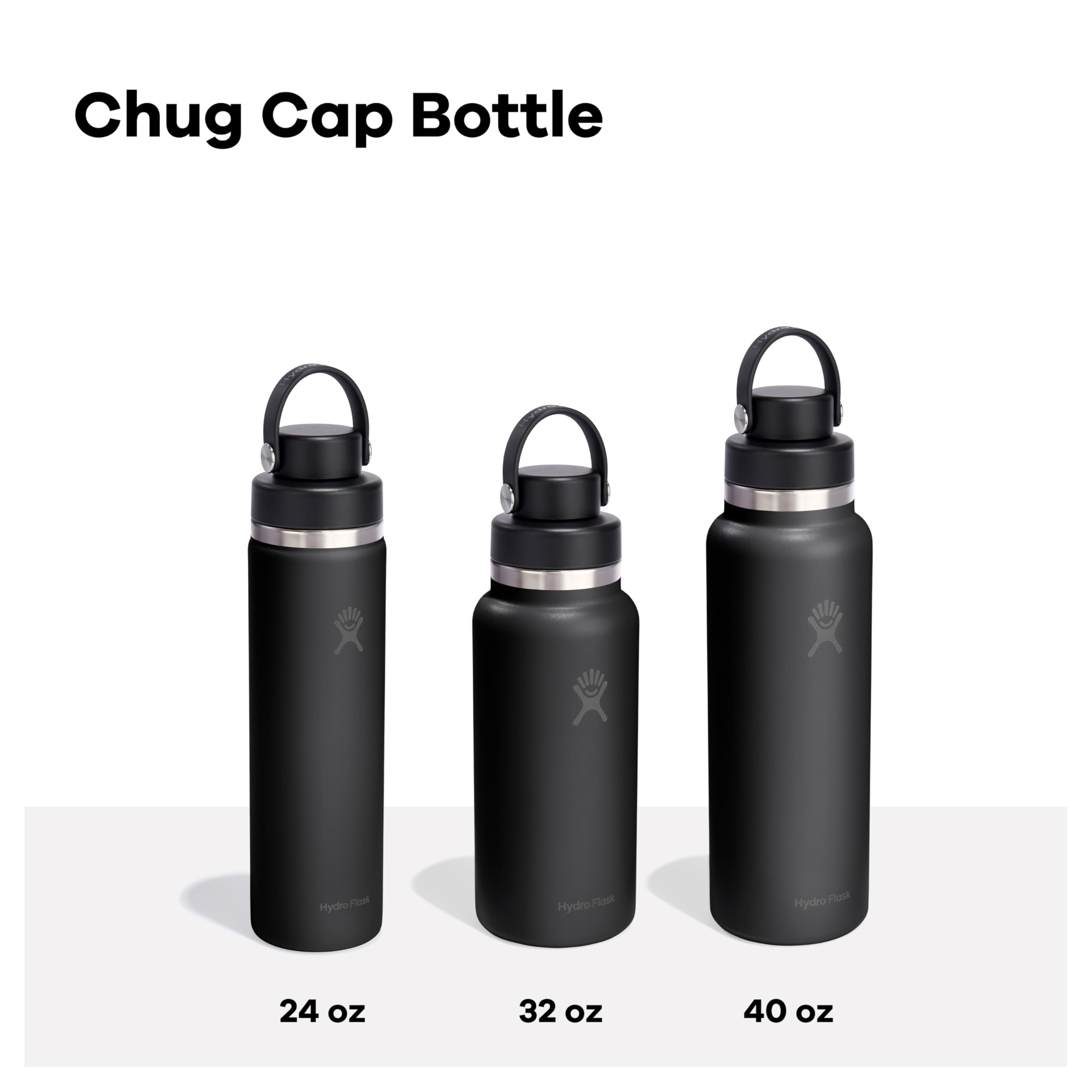 Hydro Flask Water Bottle - Insulated Stainless Steel - Wide Mouth Flex Chug Lid, Non Spill, Leakproof in 24 Oz Mermaid Green - Image 4